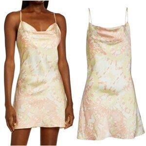 Women’s Honeydew Intimates Chemise Keep It Cool Slip Size M Ivory Tie-Die